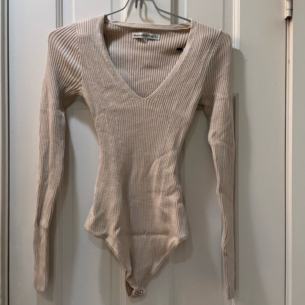 Abercrombie & Fitch V-Neck Sweater Bodysuit